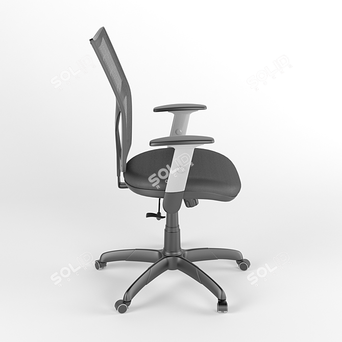 Elegant Flint Chair 3D model image 3