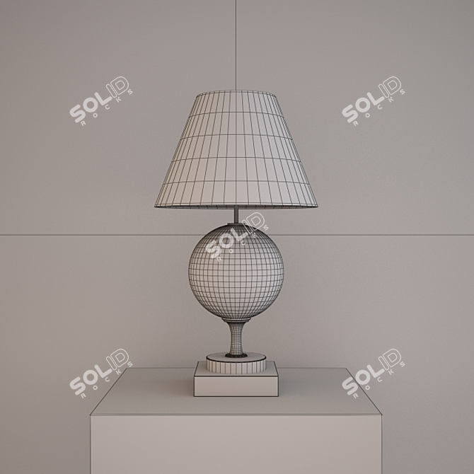  SigmaL2 CL 1641: Elegant Lamp with 60w E27 Bulb 3D model image 2