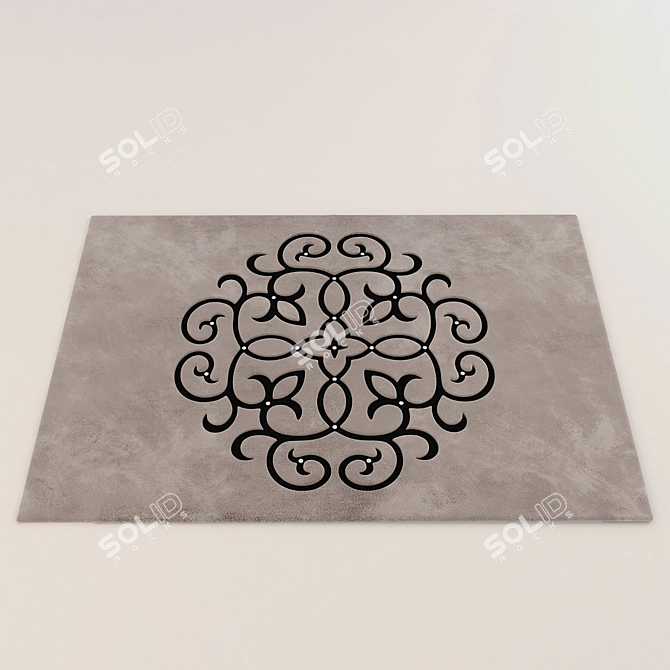 Handcrafted 3D 4.0 Designer Carpet 3D model image 2