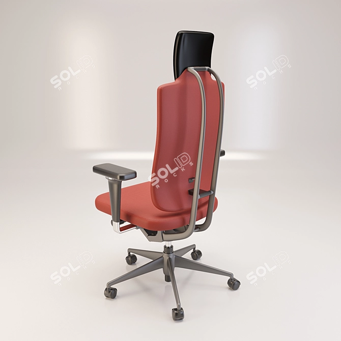 Title: Corona-inspired Vitra HeadLine: Durable Elegance 3D model image 2