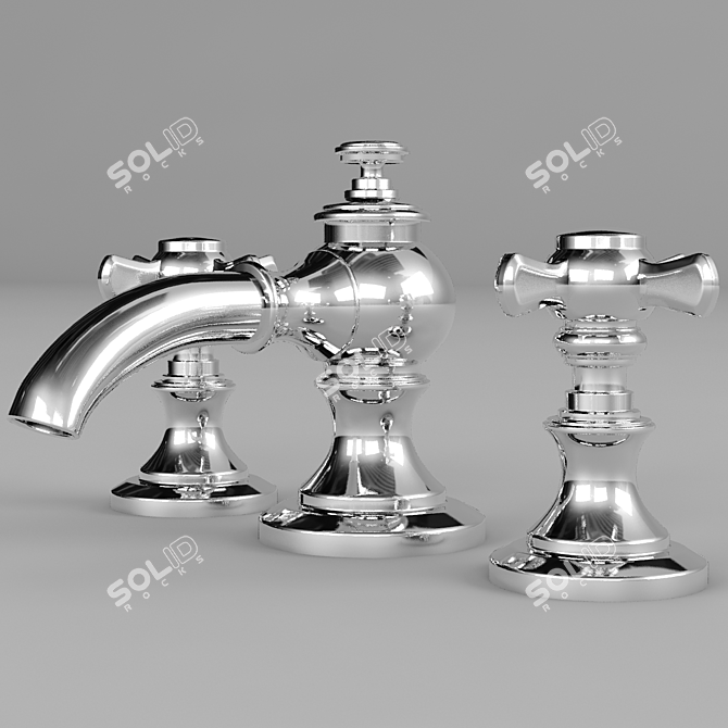 Elegant Lugarno Mixer 3D model image 1