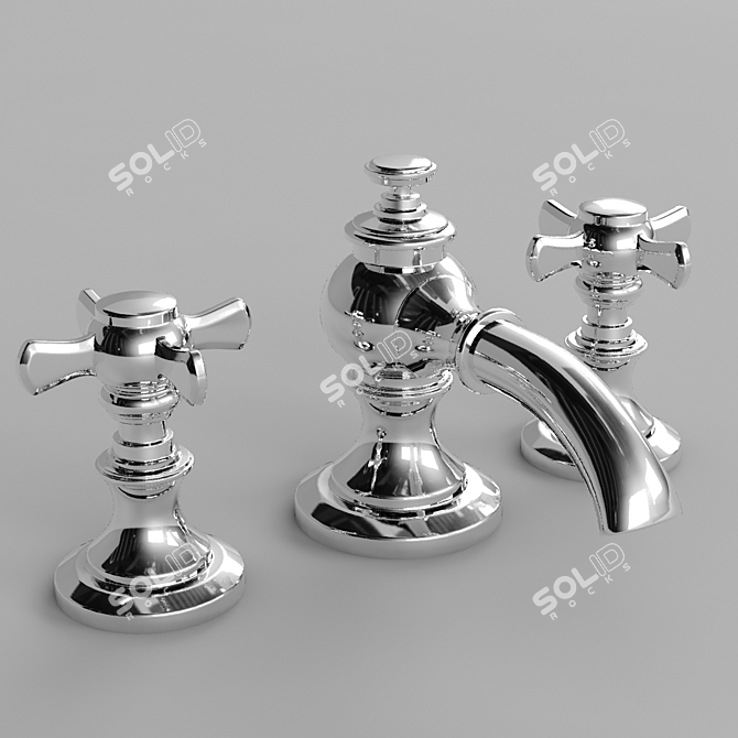 Elegant Lugarno Mixer 3D model image 2