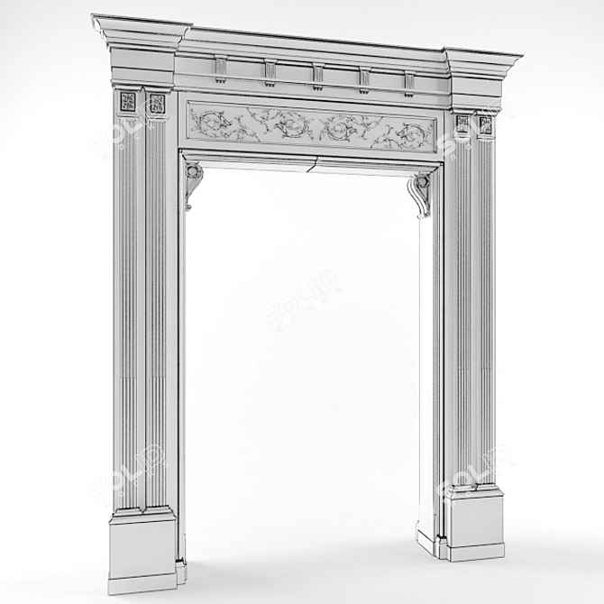 Carved Portal - Dual Color Options 3D model image 3