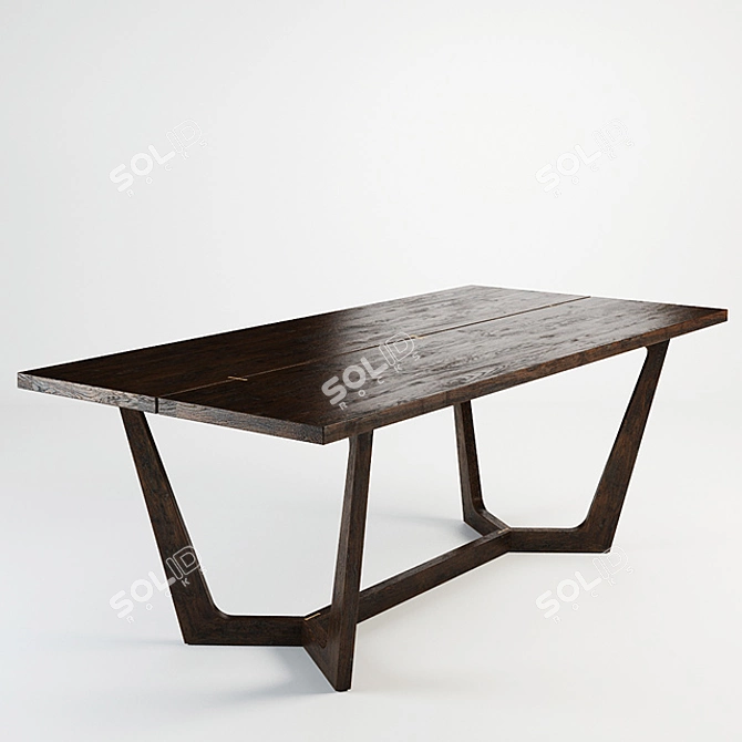 Elegant GRAMERCY HOME Jada Table 3D model image 1