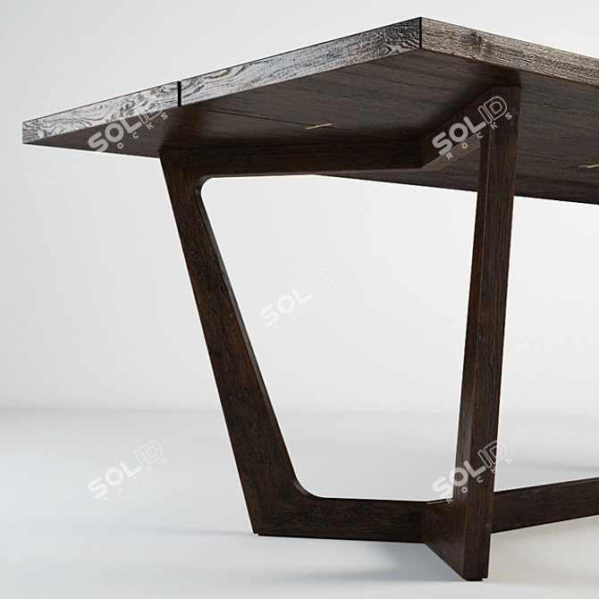 Elegant GRAMERCY HOME Jada Table 3D model image 2