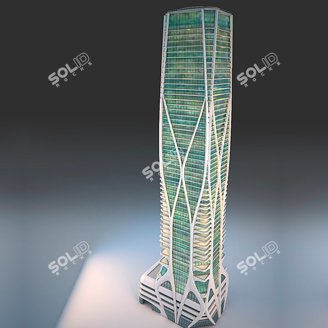 Building Layout Model 3D model image 1