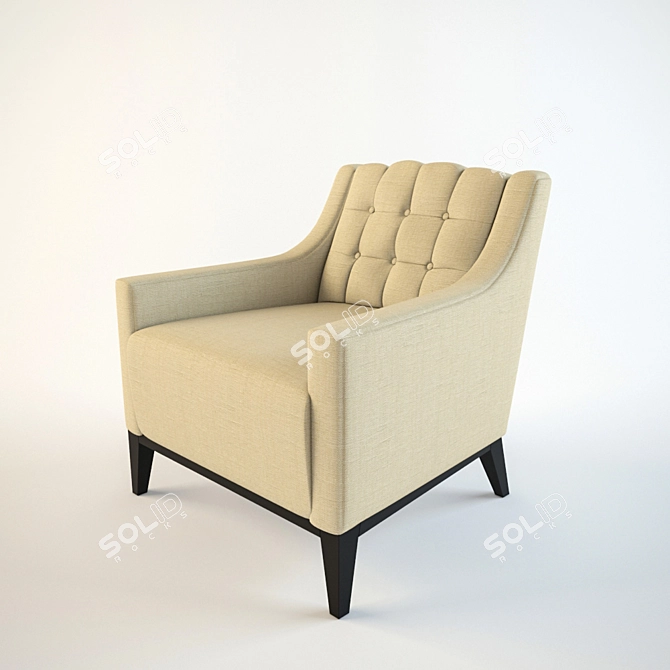 Comfort Bliss Lounge Chair 3D model image 1