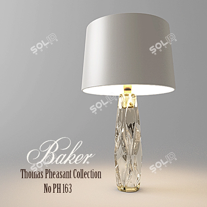 Elegant Baker PH163 Table Lamp 3D model image 1