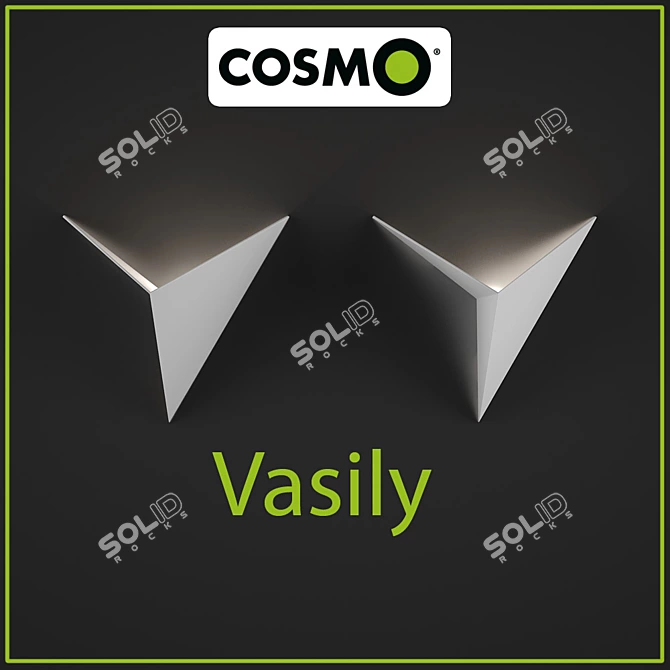 Cosmo Vasily: Elegant 25.5cm Diameter 3D model image 1