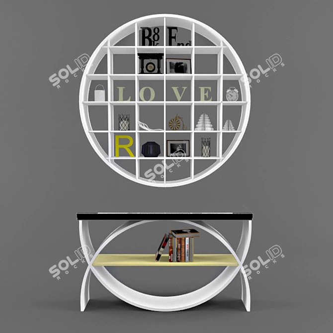 Elegant Home Decor: Russian Translation Available 3D model image 1