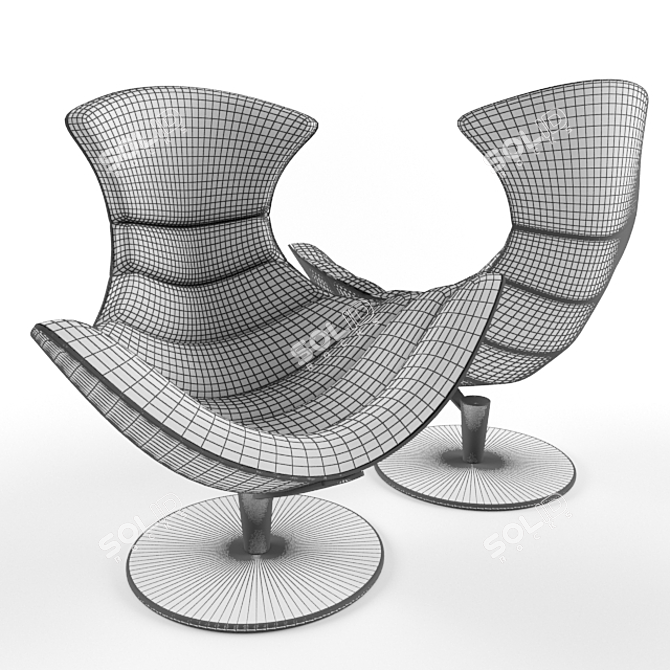 Luxury Lobster Chair 3D model image 2