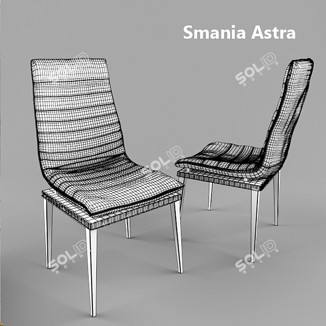 Title: Smania Astra: Elegant Seat Solution 3D model image 2
