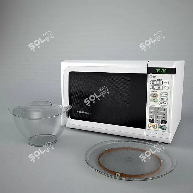 Effortless Cooking with Consul Facilite 3D model image 2