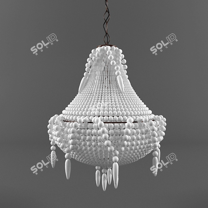 Danish Store Chandelier 3D model image 1