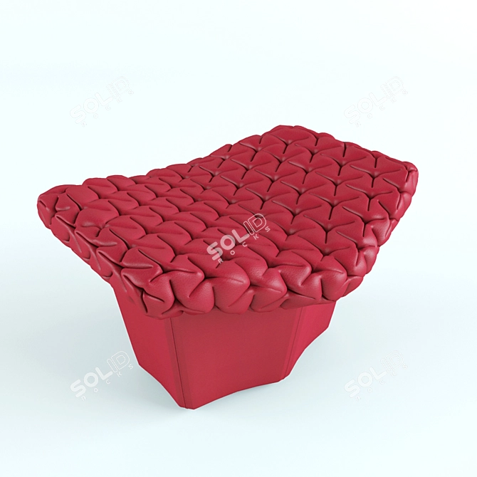 Luxury Juliet Ottoman by Poltrona Frau 3D model image 1