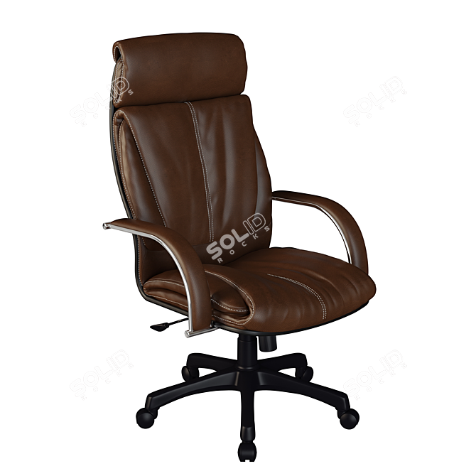 Luxury Ergonomic Office Chair 3D model image 1