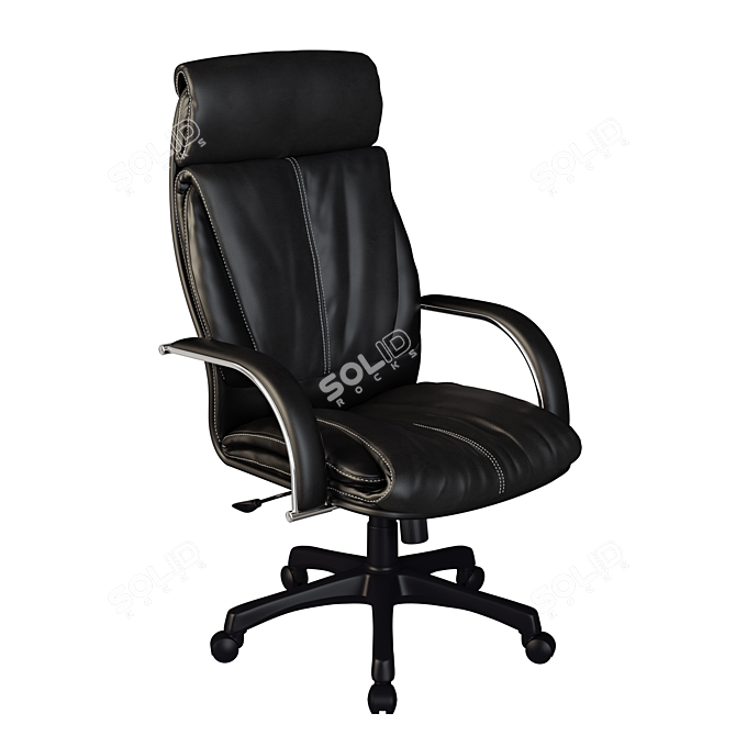 Luxury Ergonomic Office Chair 3D model image 2