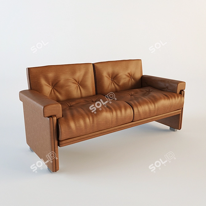 Elegant Coronado Sofa 3D model image 1