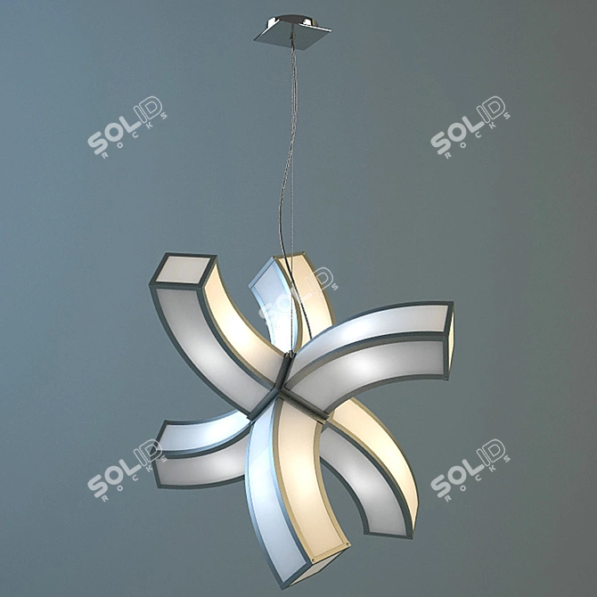 Mantra Duna Pendant Light 3D model image 1