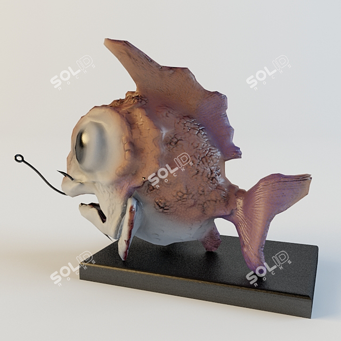 Red Mullet Evil - Archive of max 2014, 2011, obj, and mat file 3D model image 3