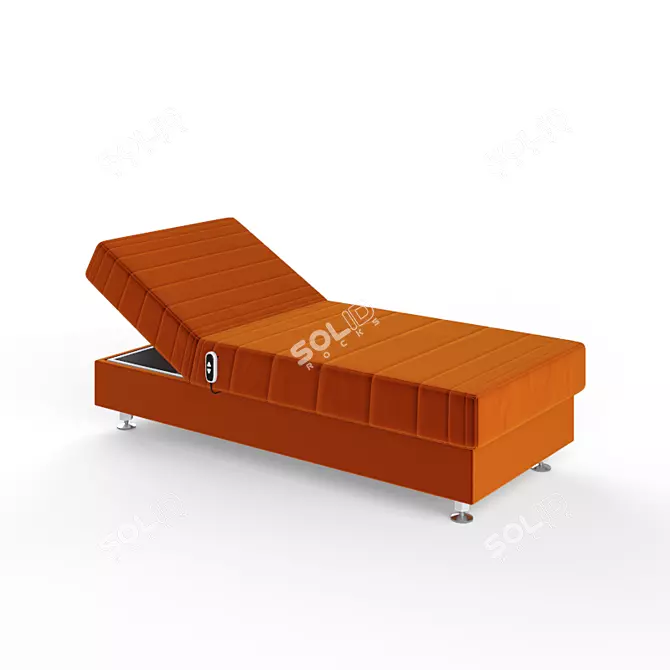 Teen Single Bed with Lift Mechanism 3D model image 1
