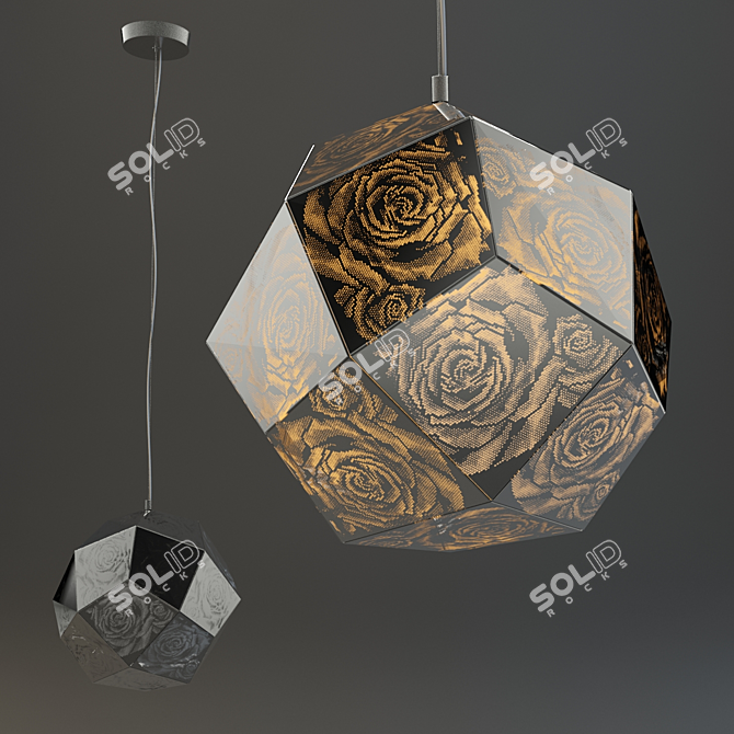 Rainbow Kassel Chandelier 3D model image 1