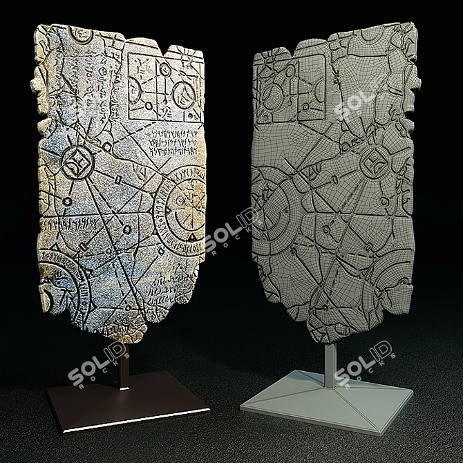 Eternal Beauty: Natural Stone 3D model image 1