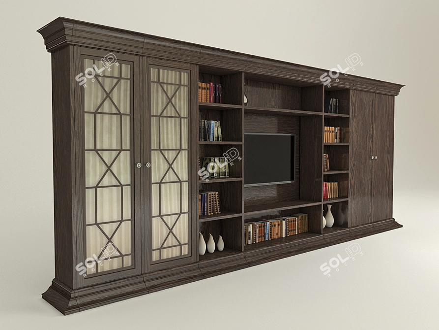 Galimberti Nino Modular Bookshelf - Designer Joe Gentile 3D model image 2