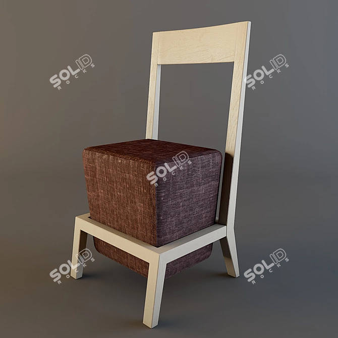 Elegant Polo Chair 3D model image 1