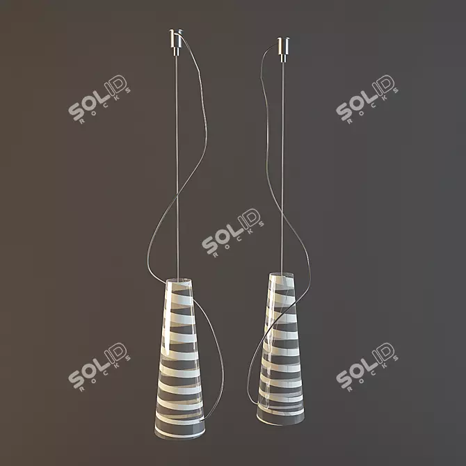 Elegant Glow Lamp 3D model image 1