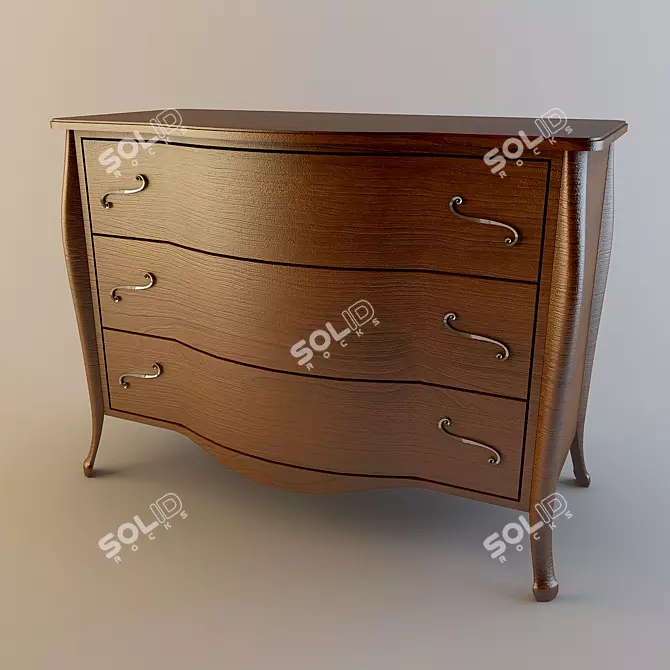 Elegant Chanel Chest: PIERMARIA 3D model image 1