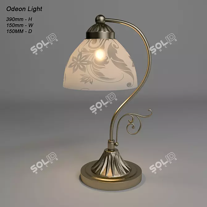 Odeon Light Table Lamp 3D model image 1