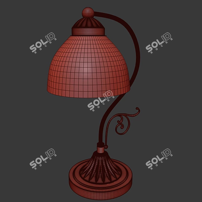 Odeon Light Table Lamp 3D model image 2