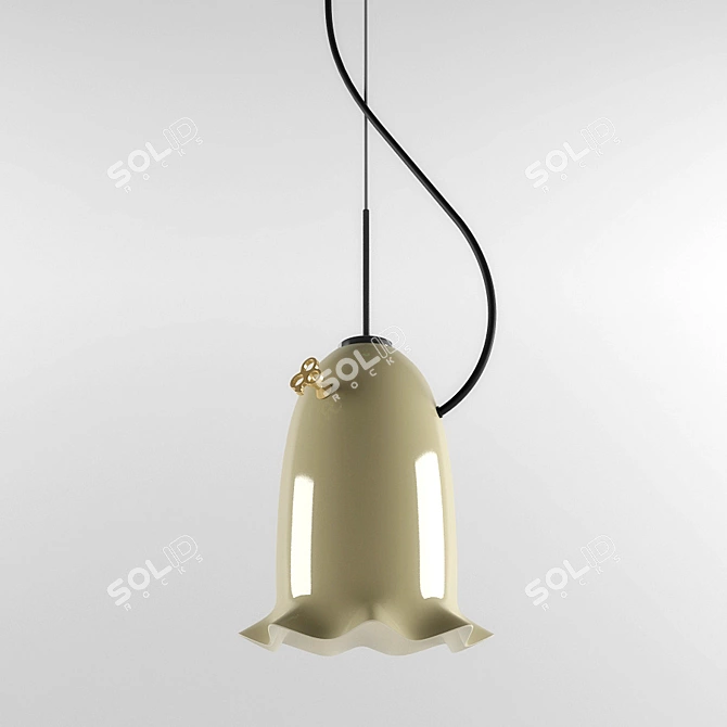 Blossom 35 Pendant Light: Elegant Design, Multiple Colors 3D model image 2