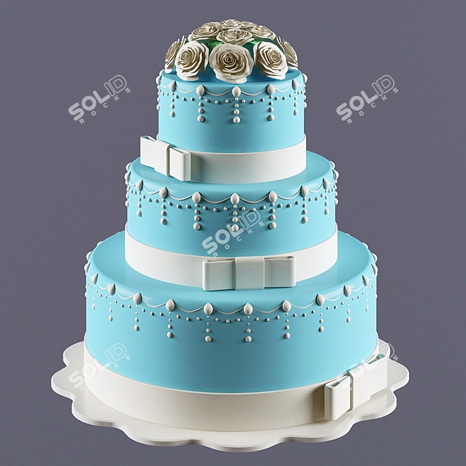 Mastic Dream Cake 3D model image 1