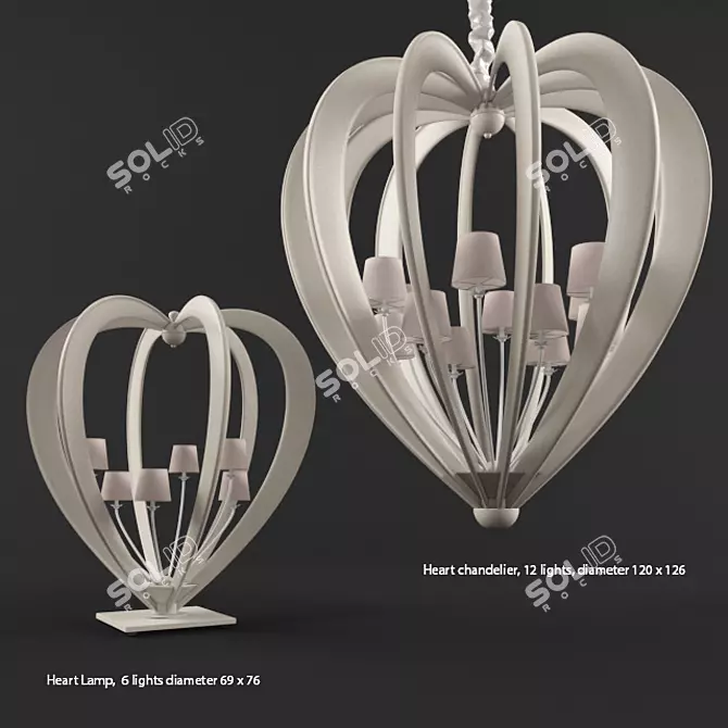 Dolfi Love Glow 3D model image 1
