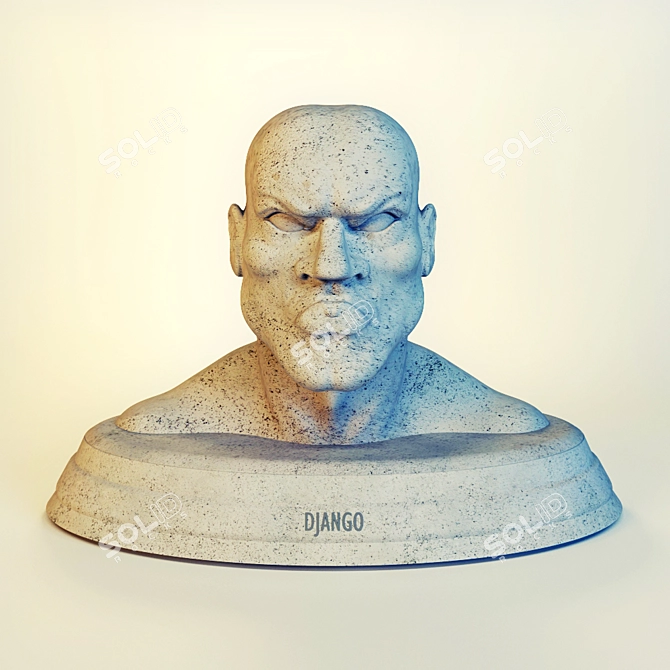 Title: Furious Django 3D Model 3D model image 1