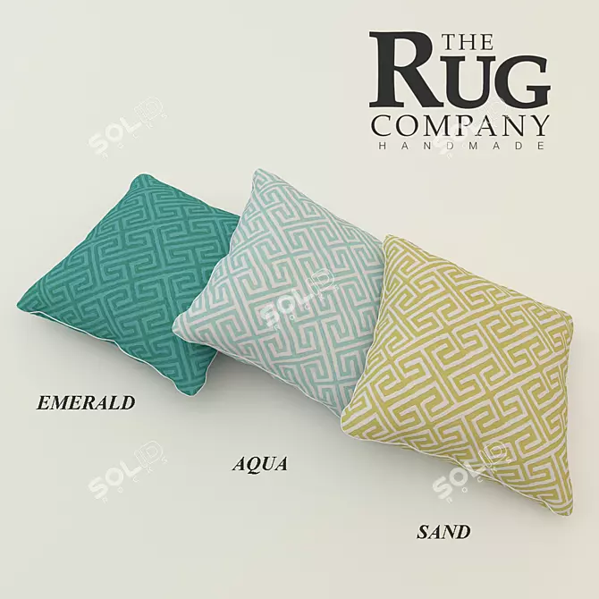 Key Color Cushions by The Rug Company 3D model image 1