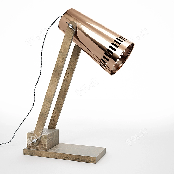 - Stylish Nordal Table Lamp 3D model image 2