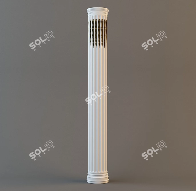 Decorative Columns 3D model image 1