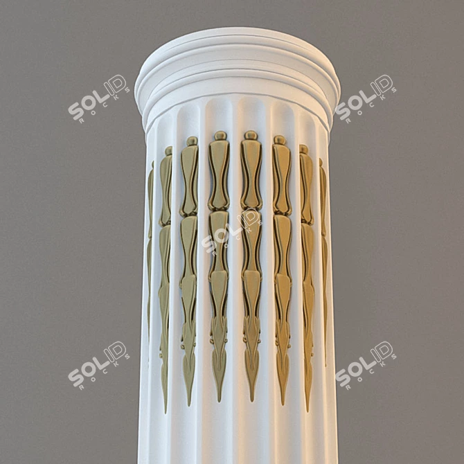 Decorative Columns 3D model image 2