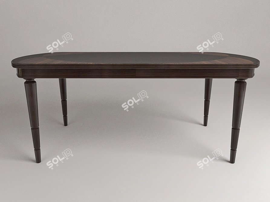 Italian Elegance: Galimberti Nino Rigoletto Dining Table 3D model image 3