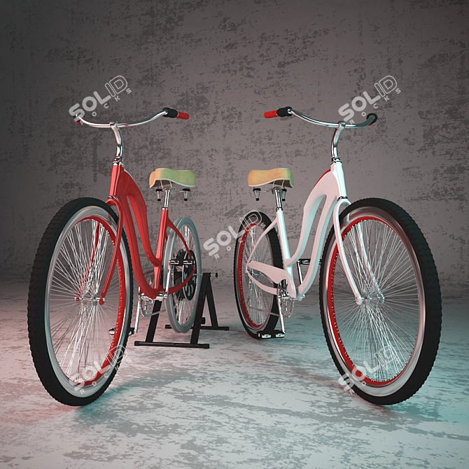 EcoBike Dynamo: Power-Packed Cycling 3D model image 1