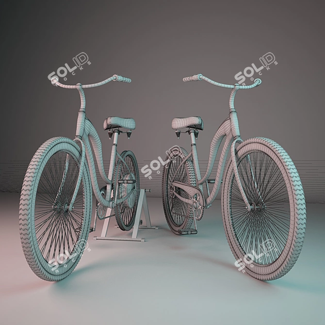 EcoBike Dynamo: Power-Packed Cycling 3D model image 3