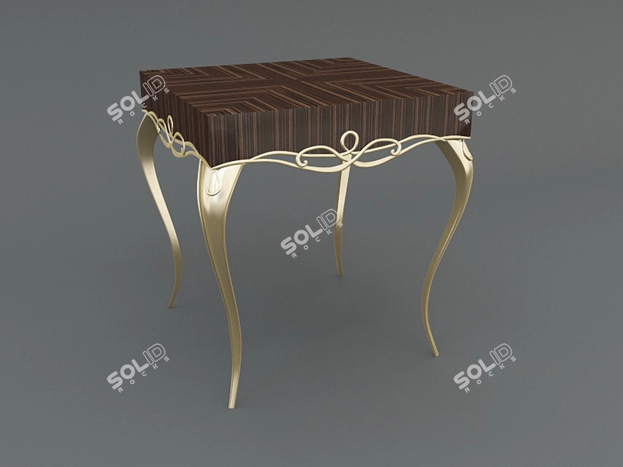 Caracole Coffee Table: Elegant and Functional 3D model image 1