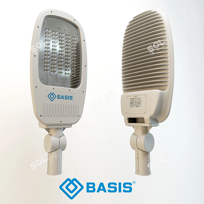 BASIS BSL-C90 LED Street Light 3D model image 2