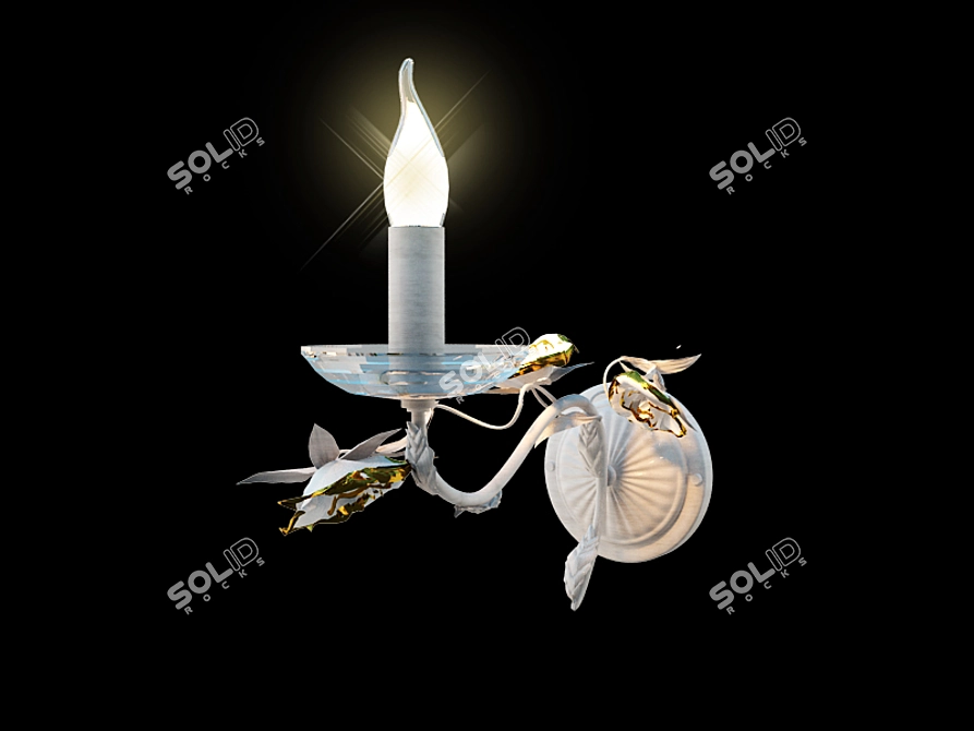 Floral Chandelier Bra - 310mm 3D model image 1