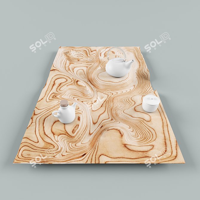 Tea Confluence Table: Limited Edition 3D model image 2