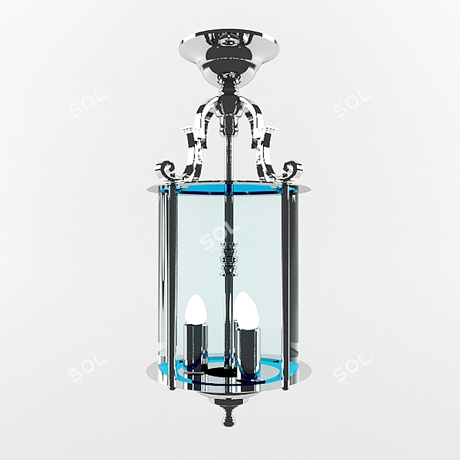 ArteLamp Rimini Chrome Pendant 3D model image 1