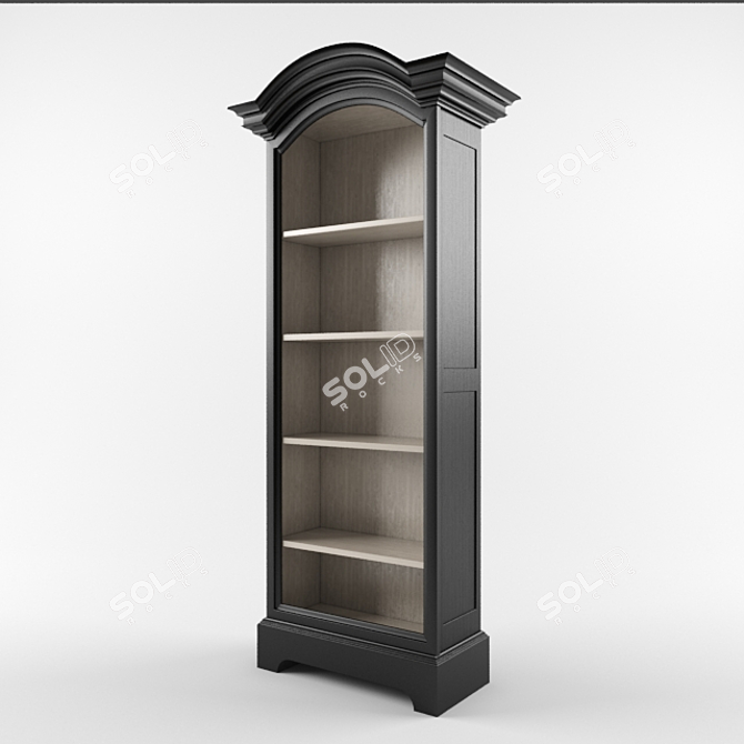 Elegant Eichholtz Dome Cabinet 3D model image 1